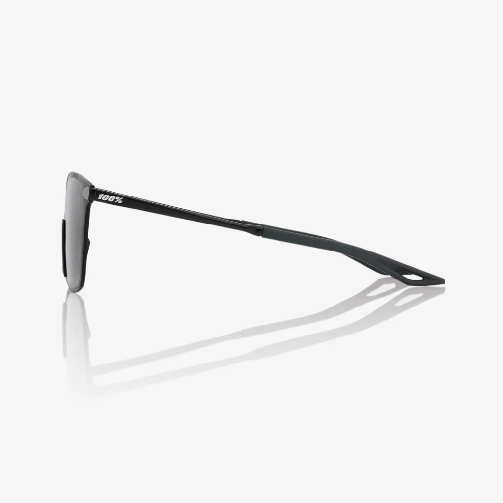 100% LEGERE SQUARE Polished Black Smoke Lens
