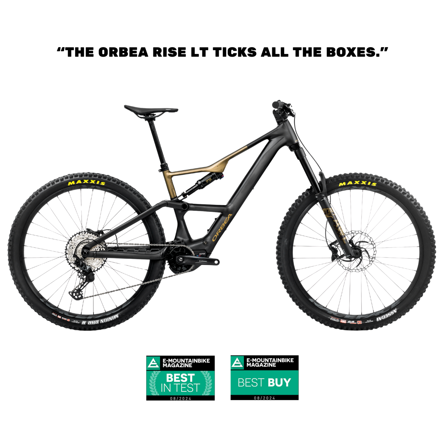Orbea Rise LT H20 2025 630Wh - Storlek M (Democykel)