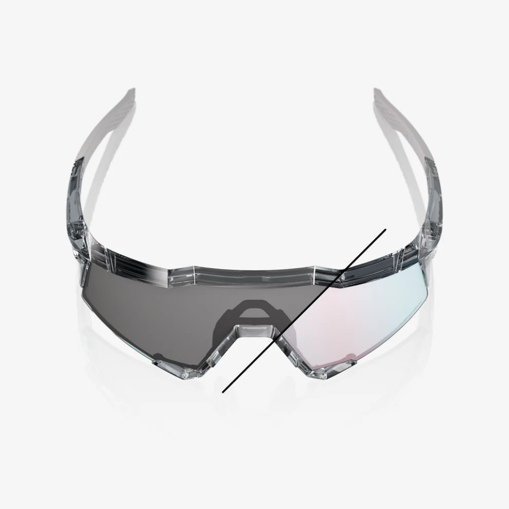100% SPEEDCRAFT® Polished Translucent Grey Rose Gold Photochromic Mirror
